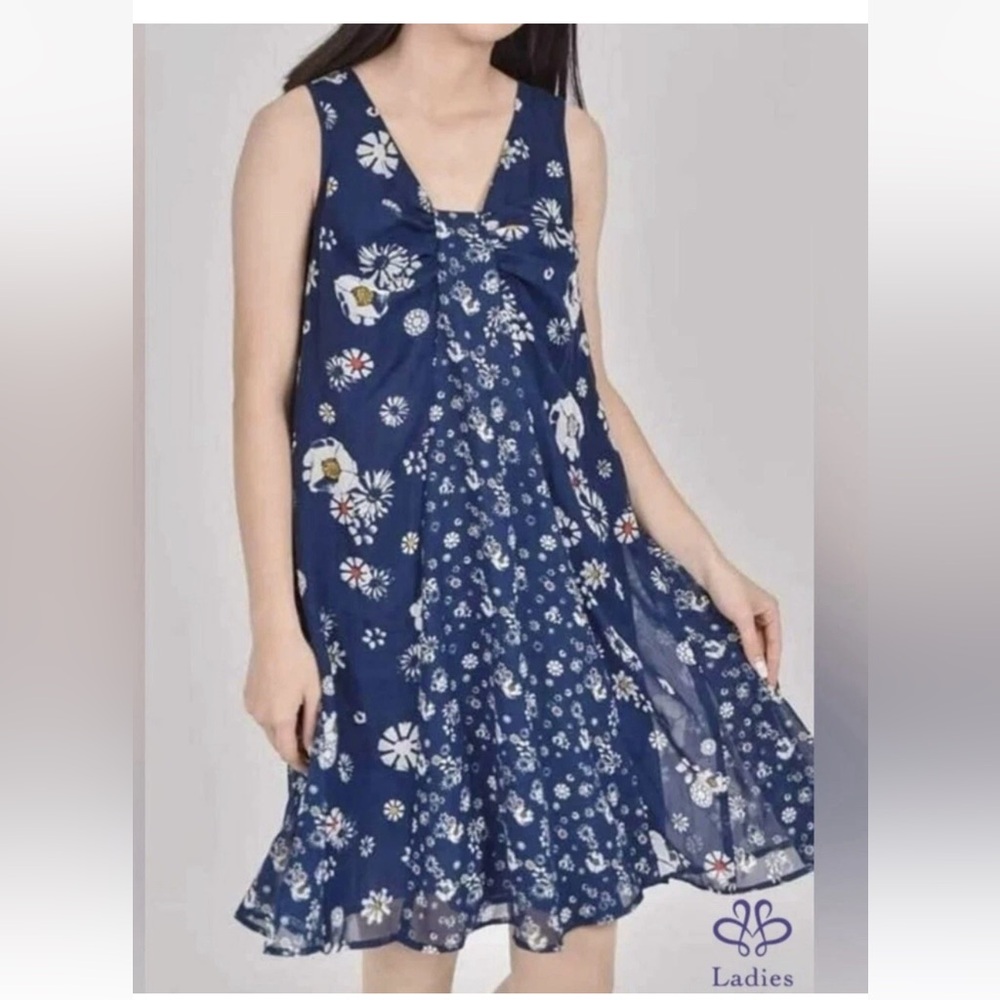 Jason Wu for Target Navy Sleeveless Daisy Floral Dress